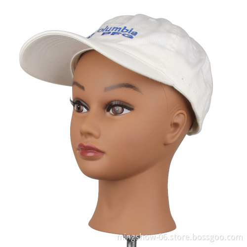 Wig stand tripod mannequin head realistic female mannequin head for display